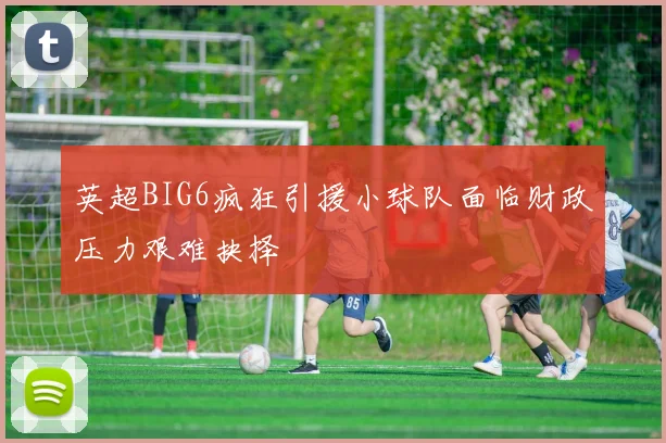 英超BIG6疯狂引援小球队面临财政压力艰难抉择