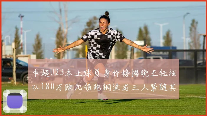 中超U23本土球员身价榜揭晓王钰栋以180万欧元领跑铜梁龙三人紧随其后